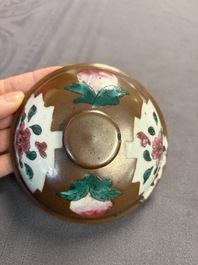 A large collection of 47 Chinese covers and lids, 18/20th C.