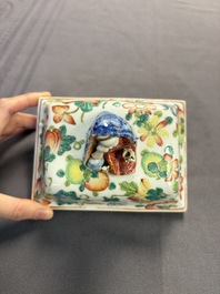A large collection of 47 Chinese covers and lids, 18/20th C.