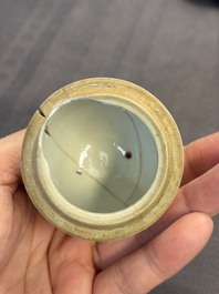 A large collection of 47 Chinese covers and lids, 18/20th C.