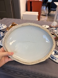A large collection of 47 Chinese covers and lids, 18/20th C.