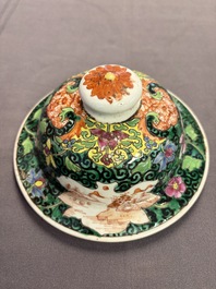 A large collection of 47 Chinese covers and lids, 18/20th C.
