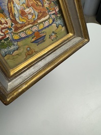 A Tibetan 'Padmasambhava' thangka, 19/20th C.