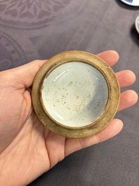 A large collection of 47 Chinese covers and lids, 18/20th C.