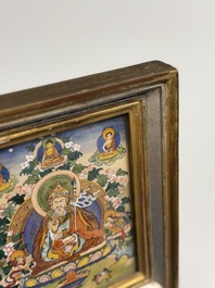 A Tibetan 'Padmasambhava' thangka, 19/20th C.