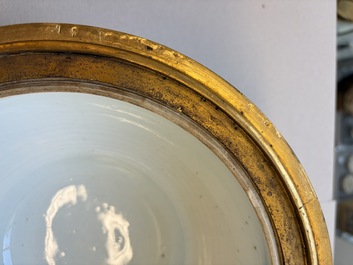 A Chinese gilt-bronze-mounted Imari-style tureen and cover, Qianlong
