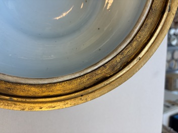A Chinese gilt-bronze-mounted Imari-style tureen and cover, Qianlong
