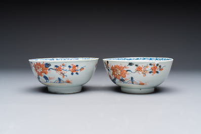 11 Chinese Imari-style and blue and white wares, Yongzheng/Qianlong