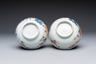 11 Chinese Imari-style and blue and white wares, Yongzheng/Qianlong