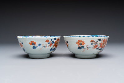 11 Chinese Imari-style and blue and white wares, Yongzheng/Qianlong