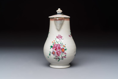 A varied collection of 13 Chinese famille rose wares, Yongzheng/Qianlong