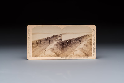 (Graphic content!) 16 stereoview cards, mostly on the Battle of Tientsin during the Boxer Rebellion, Underwood &amp; Underwood, dated 1900-1901