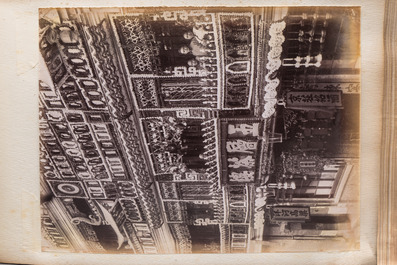 A photo album with sights, landmarks and people of China, incl. Canton, Shanghai, Hangzhou, Guanghzou and Hong Kong, late 19/early 20th C.