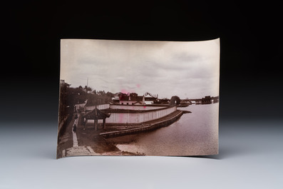 14 black and white photos of Hangzhou and the West Lake region, China, ca. 1900