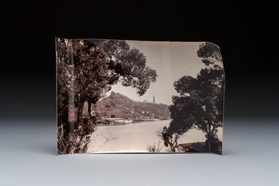 14 black and white photos of Hangzhou and the West Lake region, China, ca. 1900