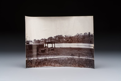 14 black and white photos of Hangzhou and the West Lake region, China, ca. 1900