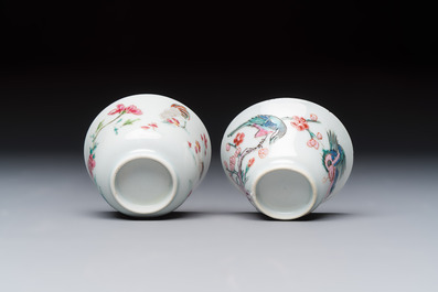 A varied collection of 13 Chinese famille rose wares, Yongzheng/Qianlong