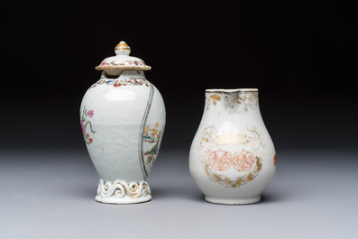 A varied collection of 13 Chinese famille rose wares, Yongzheng/Qianlong