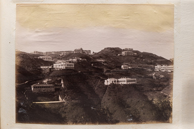 A photo album with sights, landmarks and people of China, incl. Canton, Shanghai, Hangzhou, Guanghzou and Hong Kong, late 19/early 20th C.