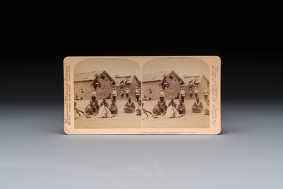 (Graphic content!) 16 stereoview cards, mostly on the Battle of Tientsin during the Boxer Rebellion, Underwood &amp; Underwood, dated 1900-1901
