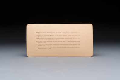 (Graphic content!) 16 stereoview cards, mostly on the Battle of Tientsin during the Boxer Rebellion, Underwood &amp; Underwood, dated 1900-1901