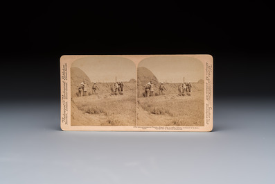 (Graphic content!) 16 stereoview cards, mostly on the Battle of Tientsin during the Boxer Rebellion, Underwood &amp; Underwood, dated 1900-1901