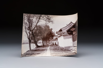 14 black and white photos of Hangzhou and the West Lake region, China, ca. 1900