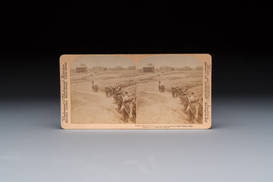 (Graphic content!) 16 stereoview cards, mostly on the Battle of Tientsin during the Boxer Rebellion, Underwood &amp; Underwood, dated 1900-1901
