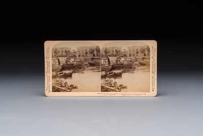 (Graphic content!) 16 stereoview cards, mostly on the Battle of Tientsin during the Boxer Rebellion, Underwood &amp; Underwood, dated 1900-1901