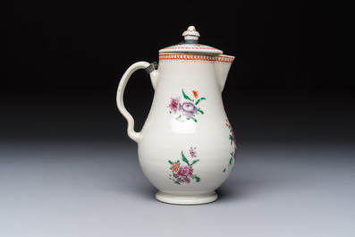 A varied collection of 13 Chinese famille rose wares, Yongzheng/Qianlong