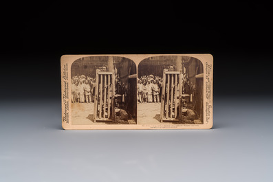 (Graphic content!) 16 stereoview cards, mostly on the Battle of Tientsin during the Boxer Rebellion, Underwood &amp; Underwood, dated 1900-1901