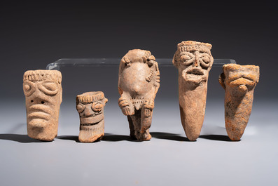 A collection of 20 terracotta 'Komaland' figures, Ghana, 13/16th C.