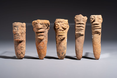 A collection of 20 terracotta 'Komaland' figures, Ghana, 13/16th C.
