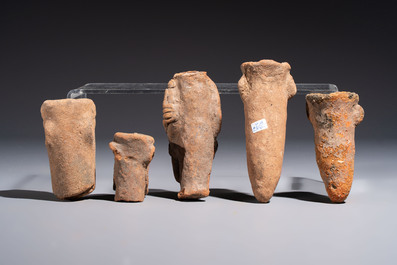 A collection of 20 terracotta 'Komaland' figures, Ghana, 13/16th C.