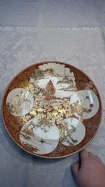 A pair of Japanese Kutani dishes, Edo/Meiji, 19th C.