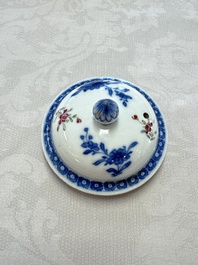 Three Chinese famille rose teapots and covers, Yongzheng/Qianlong