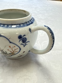 Three Chinese famille rose teapots and covers, Yongzheng/Qianlong