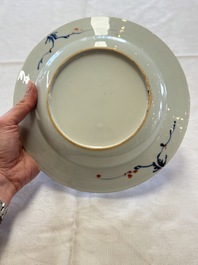 A Chinese verte-Imari 'Governor Duff' plate, Yongzheng