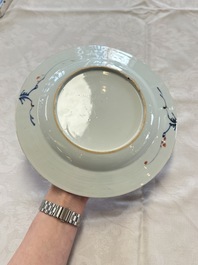 A Chinese verte-Imari 'Governor Duff' plate, Yongzheng