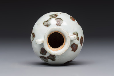 A Chinese russet-splashed jarlet, Yuan
