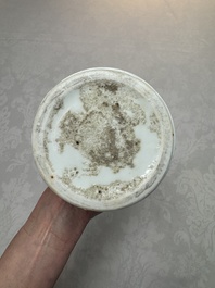 A Chinese Dehua blanc de chine 'Gu' vase, 19th C.