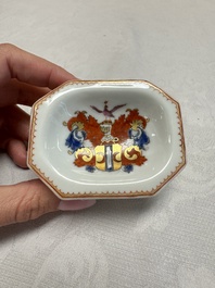 A Chinese armorial salt with the arms of Valckenier of Amsterdam for the Dutch market, Qianlong, ca. 1735&ndash;40