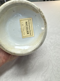A Chinese export famille rose 'Xi Xiang Ji' jug and cover, Yongzheng/Qianlong