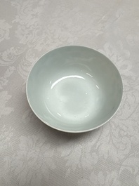 A pair of Chinese green-enamelled 'Dragon' bowls, Guangxu marks, Republic