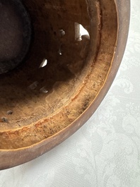 Two Chinese carved bamboo brushpots, 19/20th C.