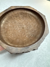 Two Chinese carved bamboo brushpots, 19/20th C.