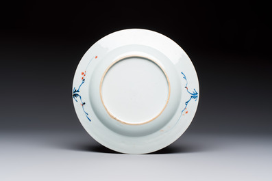 A Chinese verte-Imari 'Governor Duff' plate, Yongzheng