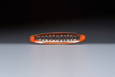 Rogier Vandeweghe (1923-2020) for Amphora and Perignem: a red-glazed bowl, a polychrome dish and a Perignem polychrome glazed dish, 20th C.