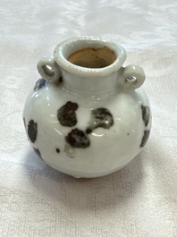 A Chinese russet-splashed jarlet, Yuan