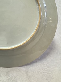 Three fine Chinese famille rose 'Xi Xiang Ji' plates, Yongzheng