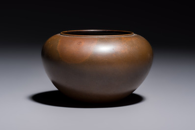 A Chinese bronze Bo-shaped censer, Xuande mark, 17/18th C.